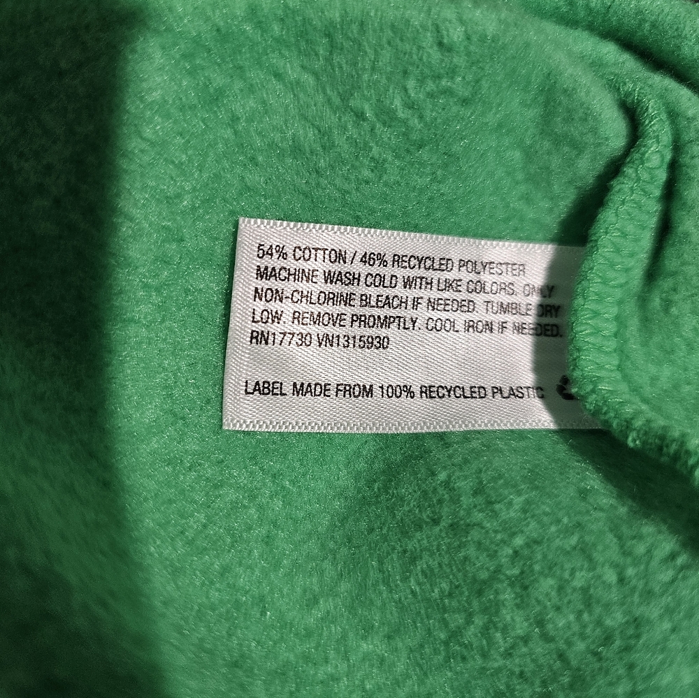 Woman's Sweatshirt Vibrant Green - Picture 6 of 6